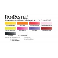 PanPastel, Susans Garden I, Blomster, 10 farver og værktøj